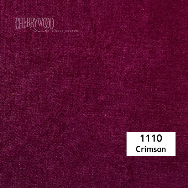 Picture of Cherrywood 1110 Crimson Hand-Dyed Fabric for sale at WoodenSpools.com