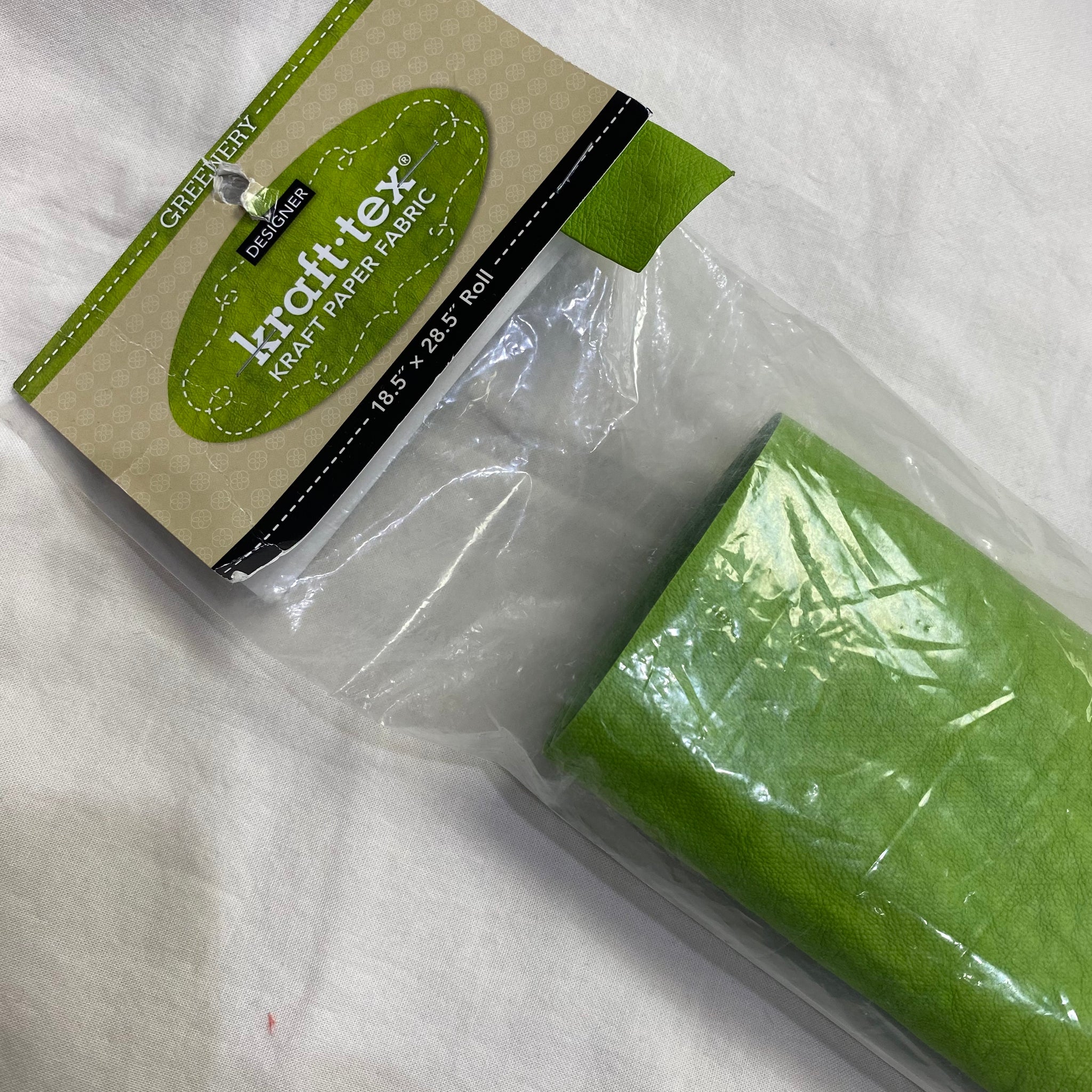 Revived Green Kraft Tex Paper Fabric